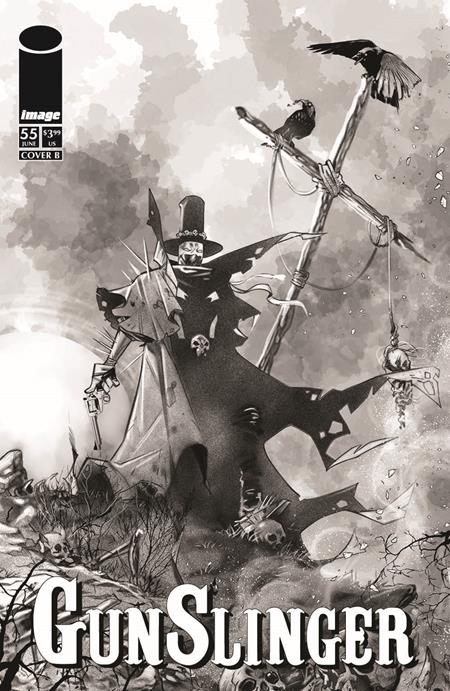 Gunslinger Spawn #55  B Ig Guara B&w Var