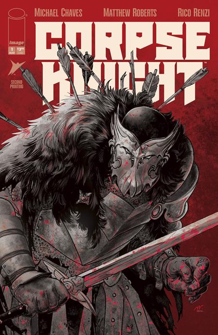 Corpse Knight #1 (of 6) 2nd Ptg  B Matthew Roberts & Rico Renzi Var
