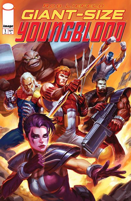 Giant Size Youngblood  | One Shot  D Beniamino Bradi Young Bloods Team Var - Comics - Image - Pop Weasel