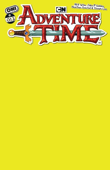 Adventure Time (2025) #13 C Magic Man Yellow Blank Sketch Var - Image