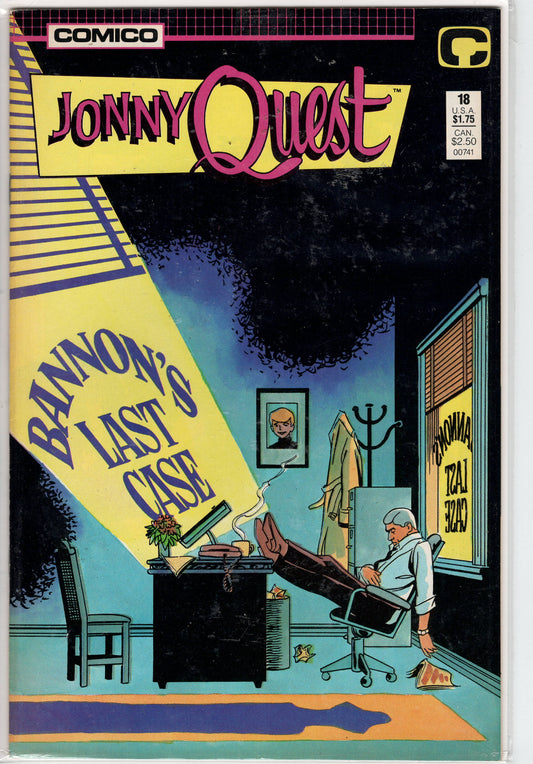 Pre-Owned - Jonny Quest #18  (November 1987) Scanned Image Pop Weasel Pre-Owned Comics