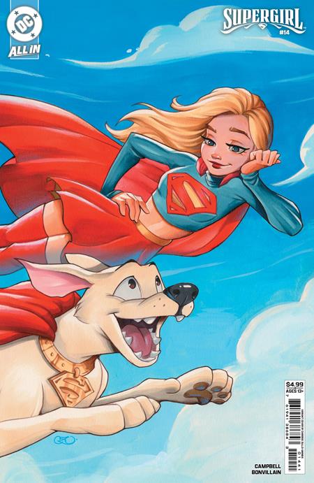 Supergirl #14  D Chrissie Zullo-uminga Card Stock Var (the Reign Of The Superboys)