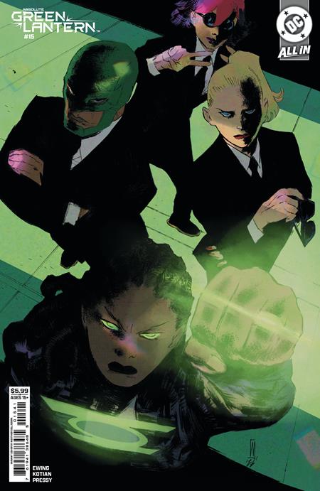 Absolute Green Lantern #15  D Werther Dell Edera Card Stock Var