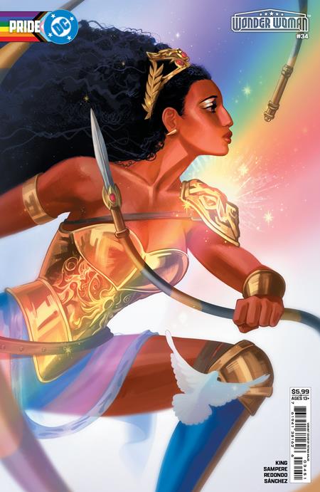 Wonder Woman #34  E Fatima Wajid DC Pride Card Stock Var