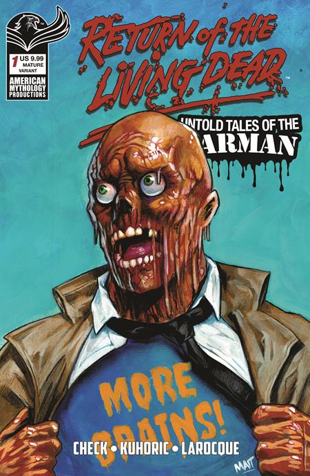 Return Living Dead Untold Tales Of Tarman #1  G Paul Maitland Foc Var