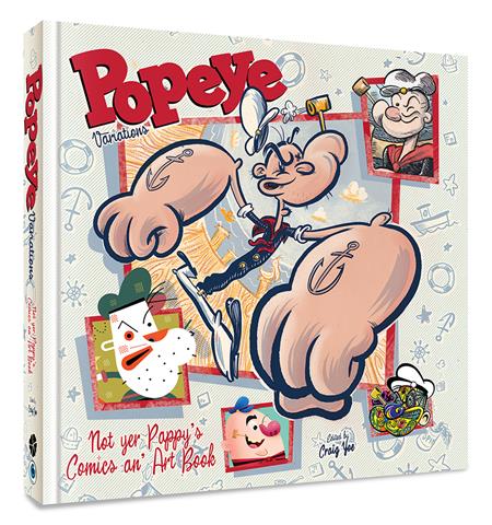 Popeye Variations  | Hardcover Not Yer Pappys Comics An Art Book