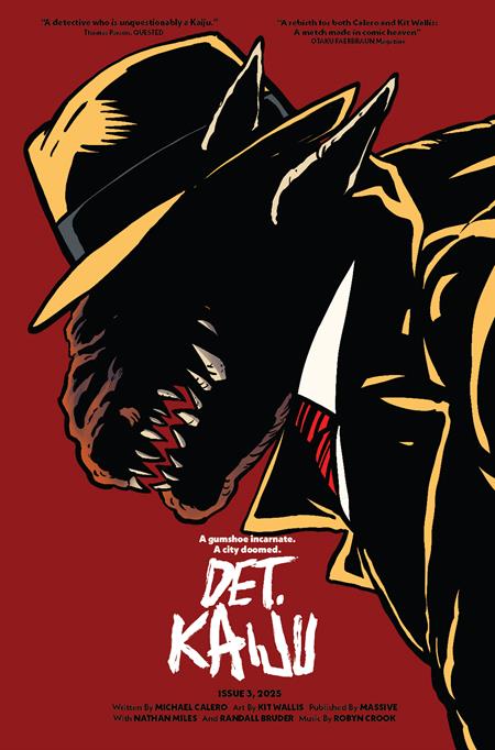 Detective Kaiju #3 (of 4)  C Michael Calero Homage Var