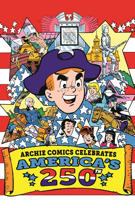 Archie Comics Celebrates Americas 250th  | One Shot  E Stan Goldberg Life With Archie Retro Foil Full Art Var - Comics - Image - Pop Weasel