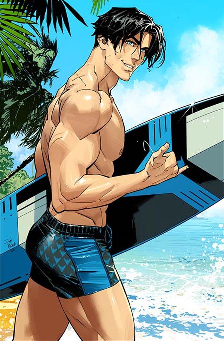Nightwing #140  D Dan Mora Swimsuit Card Stock Var