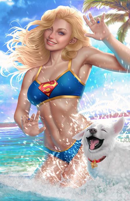 Supergirl #15  E Ariel Diaz Swimsuit Card Stock Var (the Reign Of The Superboys)