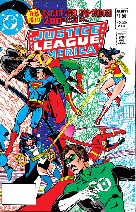 Justice League Of America #200 Facsimile Edition  A George Perez