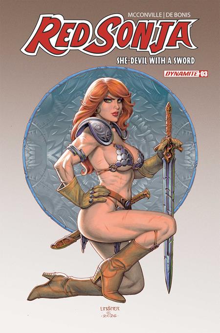 Red Sonja She Devil With A Sword #3  C Joseph Michael Linsner Var