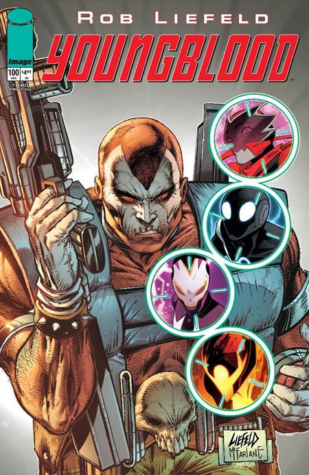 Youngblood #100 3rd Ptg  B Rob Liefeld Massive Verse Var