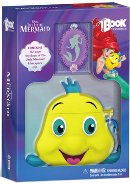 Bookcessories Disney Tiny Book Of Little Mermaid  | Hardcover - Graphic Novel - Image - Pop Weasel