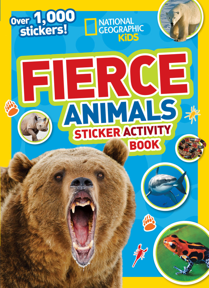 National Geographic Kids Fierce Animals Sticker Activity Book image - Children/Young Adult - Image - Pop Weasel