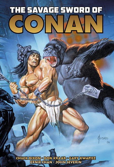 Savage Sword Of Conan The Original Comics Omnibus  | Hardcover Vol 10 Direct Market Edition Joe Jusko Kong