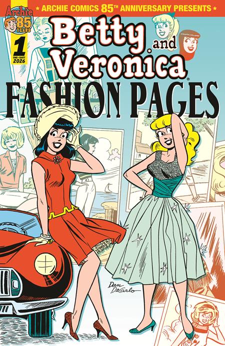 Archie Comics 85Th Anniversary Presents Betty & Veronica Fashion Pages (One-Shot) A Dan Decarlo - Image