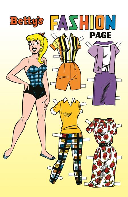Archie Comics 85Th Anniversary Presents Betty & Veronica Fashion Pages (One-Shot) B Dan Decarlo Betty Pin-Up Var - Image - Comics - Image - Pop Weasel