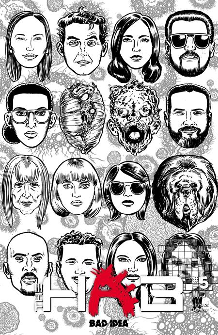 Hab #5 (Of 5) C David Lapham Bw Outbreak Skulls Var - Image