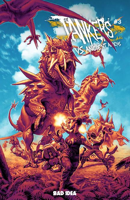 Tankers Vs Ancient Aliens # 3 (Of 4) B Lewis Larosa Var - Image