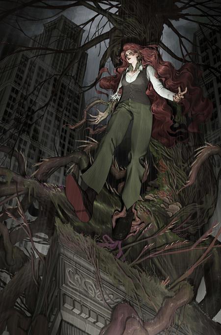 Poison Ivy #47 D Manny Vincent Carbonilla Card Stock Var (Batman Bad Seeds) - Image