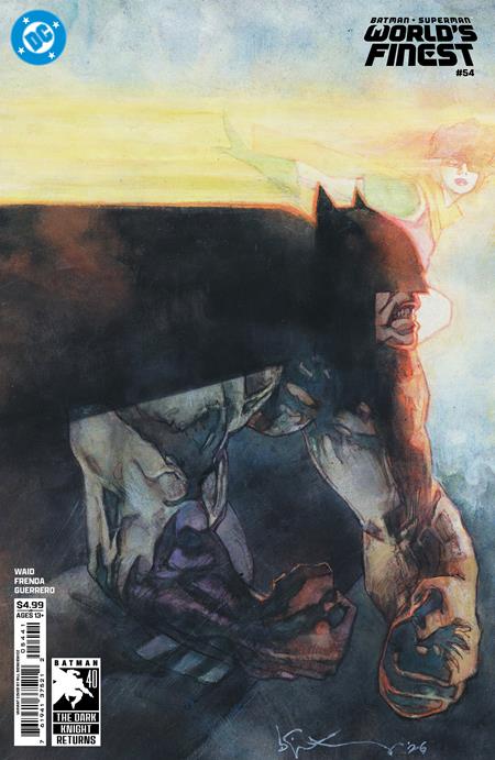 Batman Superman Worlds Finest #54  D Bill Sienkiewicz Dark Knight Returns 40th Anniversary Card Stock Var