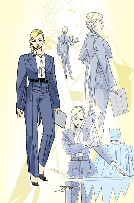 Batman #12  G Jorge Jimenez Verity Pennyworth Design Card Stock Var