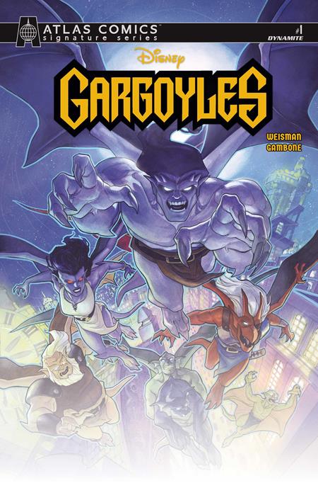 Gargoyles #1 (2026)  G Meghan Hetrick Atlas Edition Signed By Greg Weisman Var