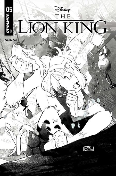 Lion King #5  I Edwin Galmon Line Art Var