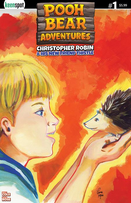 Pooh Bear Adventures Christopher Robin & His New Friend Thistle #1 | One Shot B Tessa Rose Fast Friends Var - Image