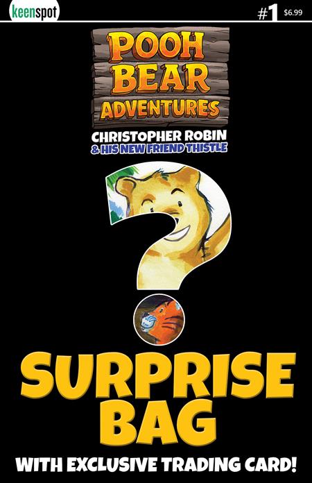 Pooh Bear Adventures Christopher Robin & His New Friend Thistle #1 | One Shot D Surprise Cover Bagged With Trading Card Var - Image