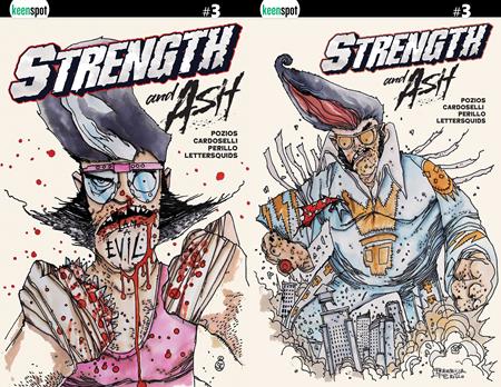 Strength & Ash #3 D Stefano Cardoselli & Francesca Perillo Holofoil Flip Var - Image