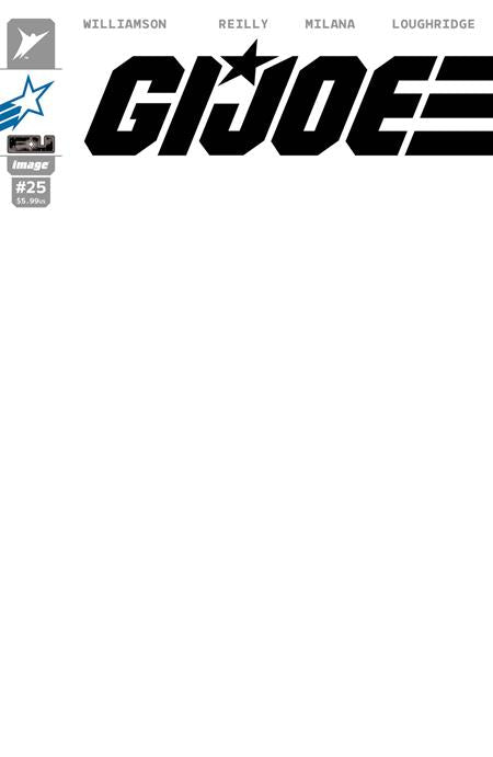 Gi Joe #25 G Blank Sketch Joe Var - Image