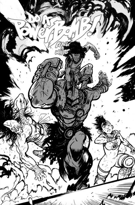 Do A Powerbomb Black And White #2 (of 3)  C Daniel Warren Johnson Action Var
