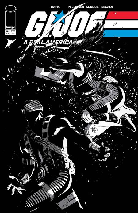 Gi Joe A Real American Hero #331 B Lee Weeks B&W Var - Image