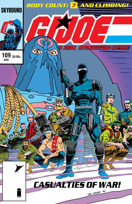 Gi Joe A Real American Hero #109 Hama Files Edition C Lee Weeks Foil Var - Image