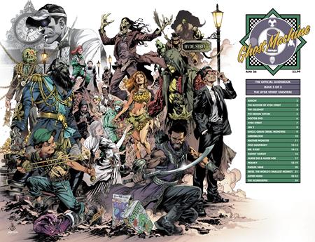 Ghost Machine The Official Guidebook #5 (of 5)  C Ivan Reis & Danny Miki Wraparound Var