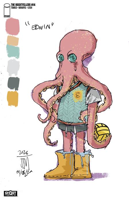 Rocketfellers #14 C Francis Manapul Design Sketch Var - Image