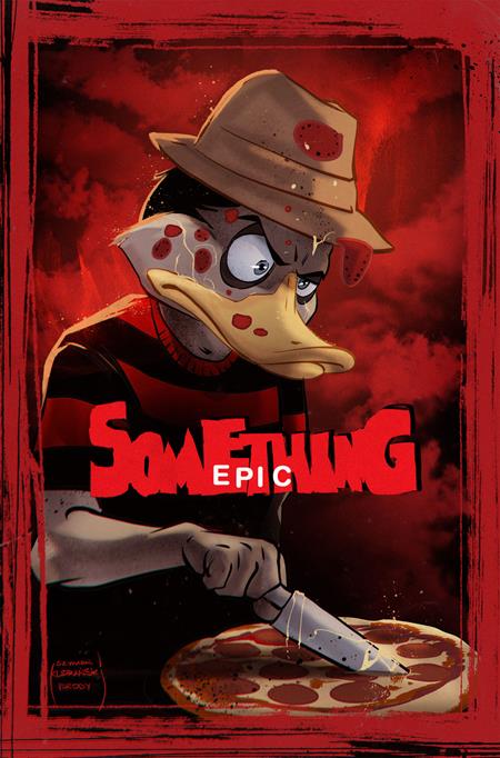 Something Epic #14 B Szymon Kudranski Nightmare On Elm Street Homage Var - Image