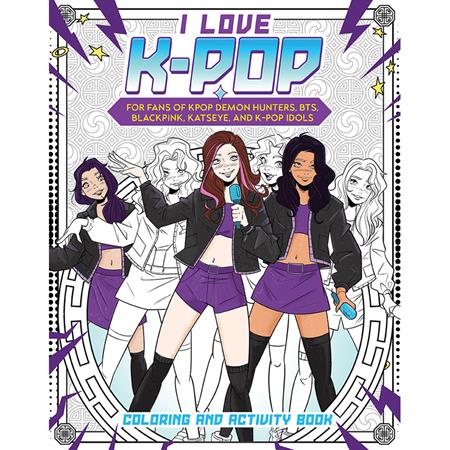I Love K-pop  | TPB Coloring And Activity Book