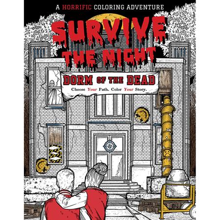 Survive The Night Dorm Of The Dead | TPB A Horrific Coloring Adventure - Image - Graphic Novel - Image - Pop Weasel