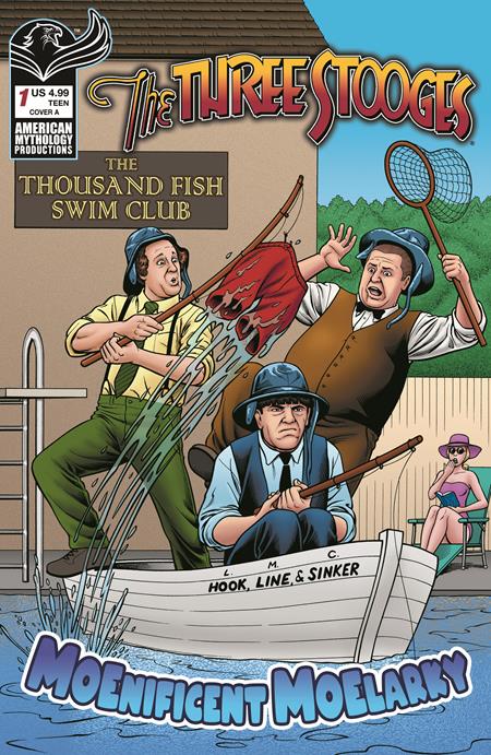 Three Stooges Magnificent Moelarky #1 A Fraim Brothers - Image