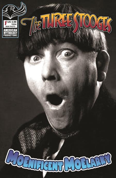 Three Stooges Magnificent Moelarky #1 C B&W Photo Var - Image