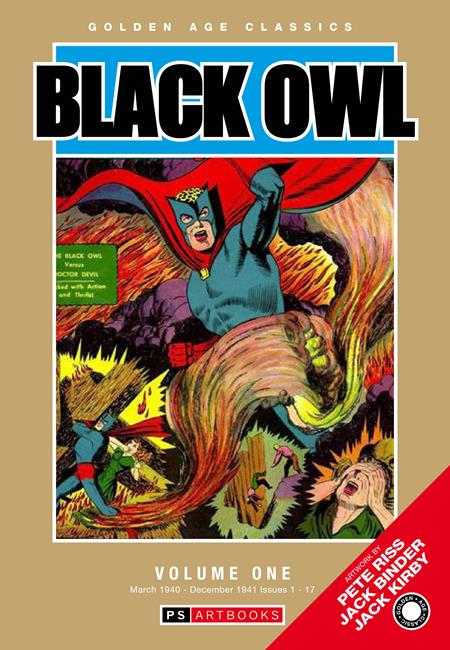 Golden Age Classics The Black Owl  | Hardcover Vol 01 - Graphic Novel - Image - Pop Weasel