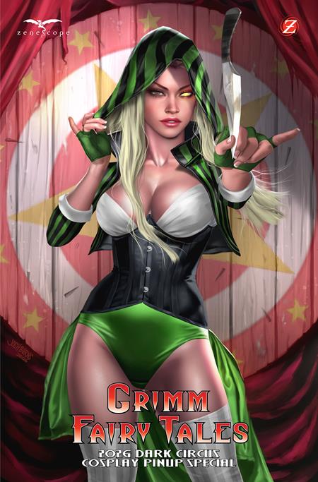 Grimm Fairy Tales 2026 Dark Circus Cosplay Pinup Special | One Shot B Josh Burns Var - Image