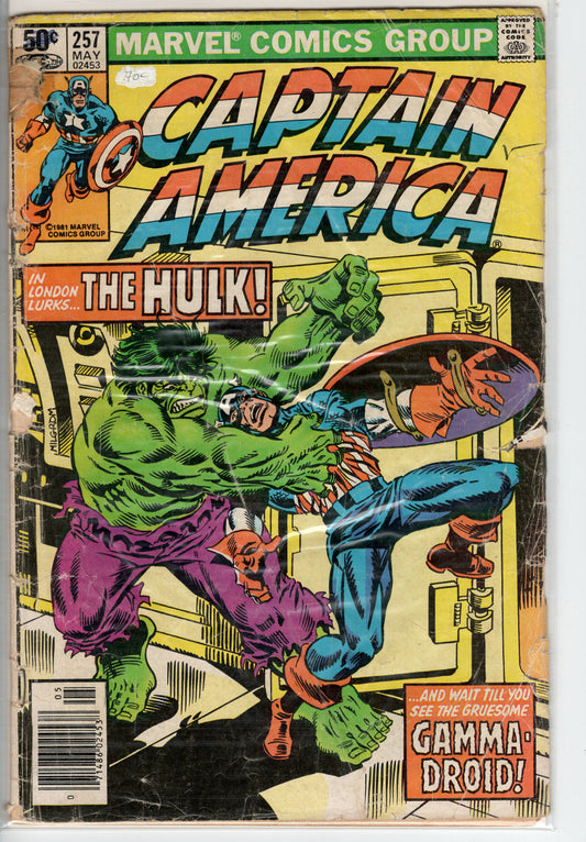 Pre-Owned - Captain America #257  (May 1981)