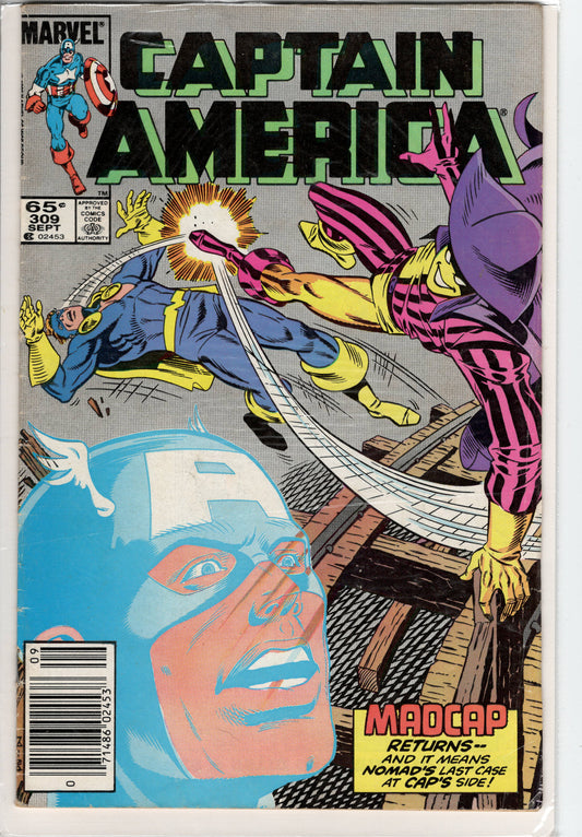 Pre-Owned - Captain America #309  (September 1985)