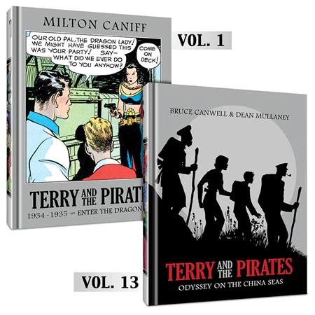 Terry And The Pirates  | Hardcover The Master Collection Vol 1 & 13 Bundle