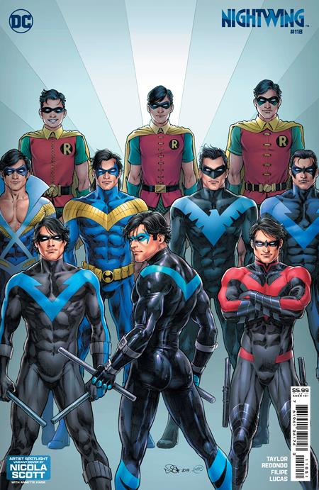 Nightwing #118  E Nicola Scott Artist Spotlight Card Stock Var image