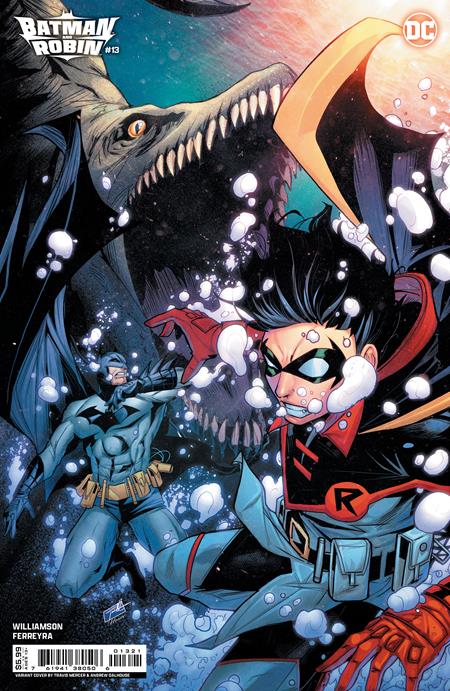 Batman And Robin #13  C Travis Mercer Card Stock Var image